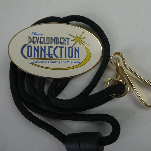 Disney 70563 Cast Member Development Connection Bolo Lanyard Learning I.D Holder - Picture 2 of 7